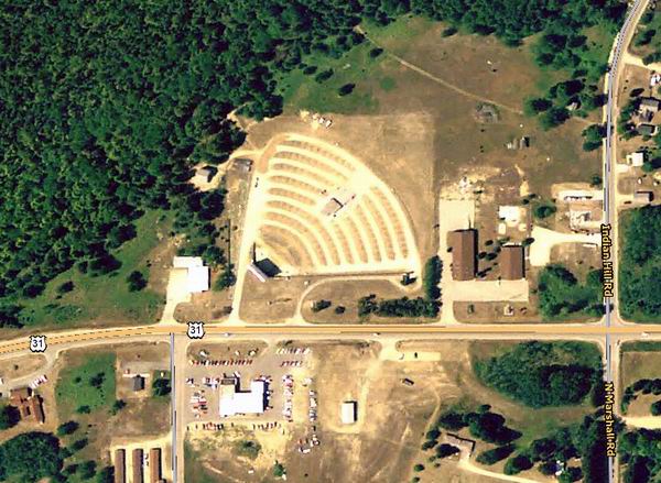 Cherry Bowl Drive-In Theatre - Aerial